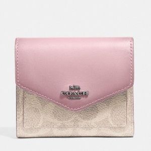 BRAND NEW COACH TRIFOLD WALLET in pink